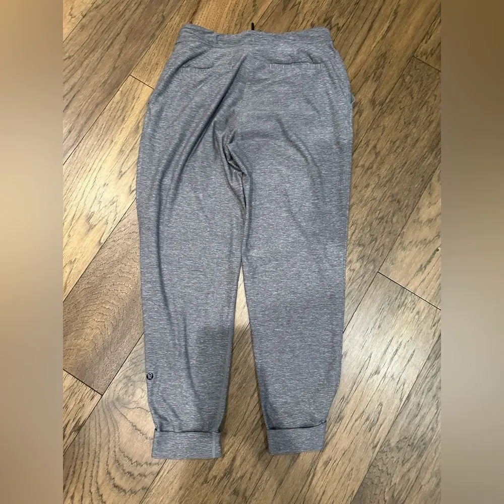 Jet Crop Joggers Heathered Slate *Luon